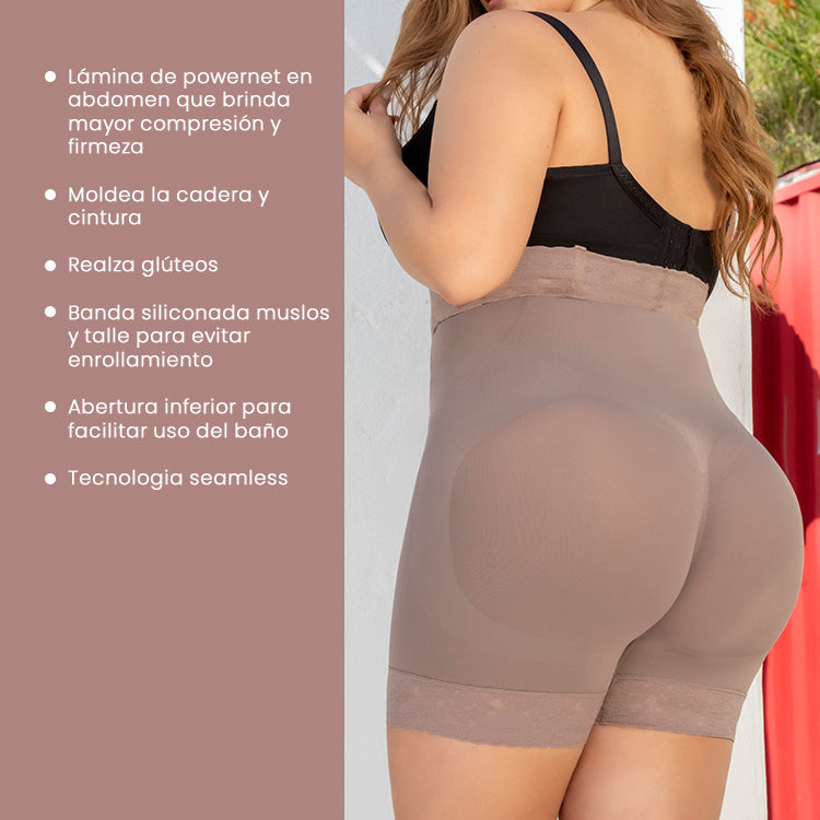 FAJA STRAPLESS  SEAMLESS  TIPO SHORT | Ref. 715